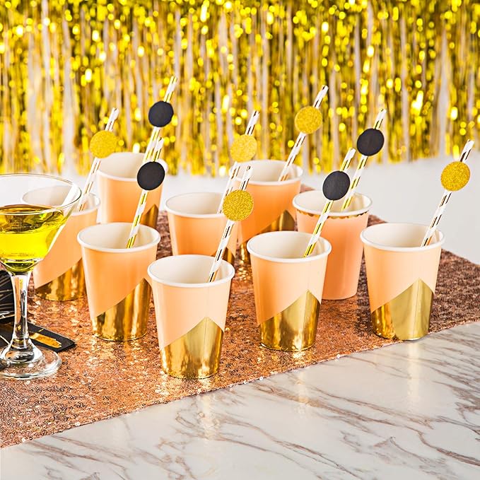 MOWO Glitter Confetti Circles Wedding Party Decor and Table Decor 1.2’’ in - Image 6