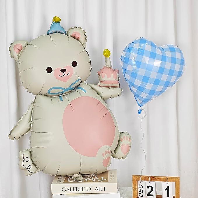 2PCS Matte bear Animal balloon - Image 4