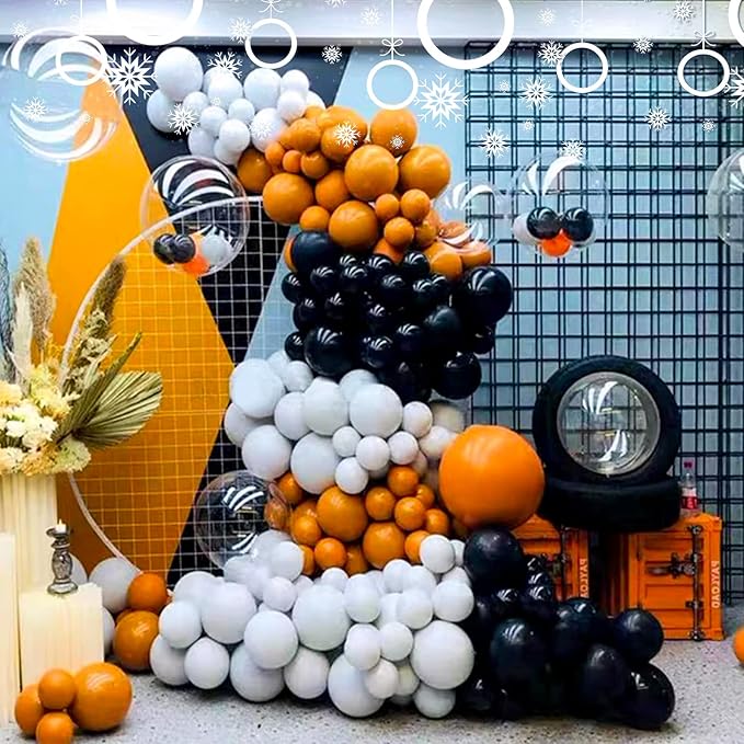 KAWKALSH Black Balloon Arch Kit 111Pcs 18 12 5 Inch Latex Party Balloons Garland - Image 7