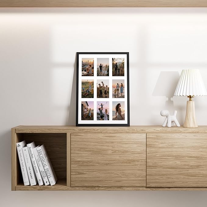 Vittanly 14x20 Collage Picture Frame, Displays 9Pcs 4x6 Pictures - Image 8