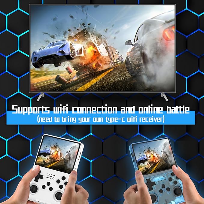 FVBADE R40S PRO Handheld Game Console 3.5 inch IPS Screen Mini Retro Console - Image 2