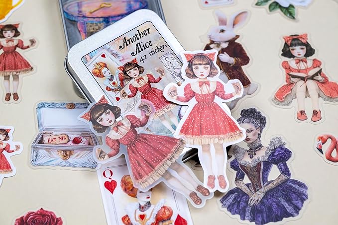 42 Pcs Another Alice Sticker Set - Image 3