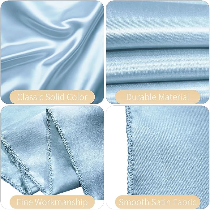 100 PCS Satin Chair Sashes Decorative Bow Chair Sashes Ties Back Ribbon Bows - Image 4