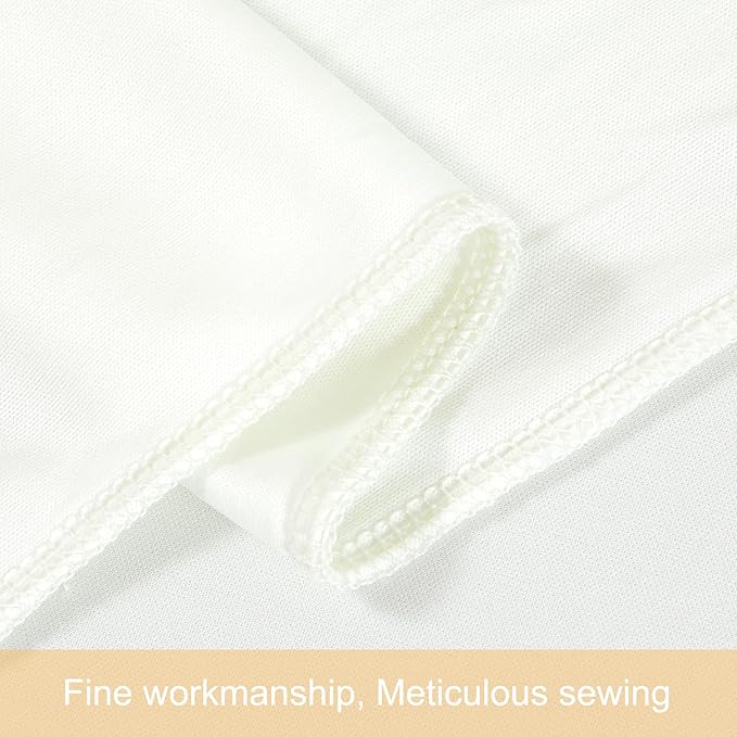 40ft x 12ft Ivory Backdrop Curtains Wrinkle Free Backdrop Curtain - Image 8