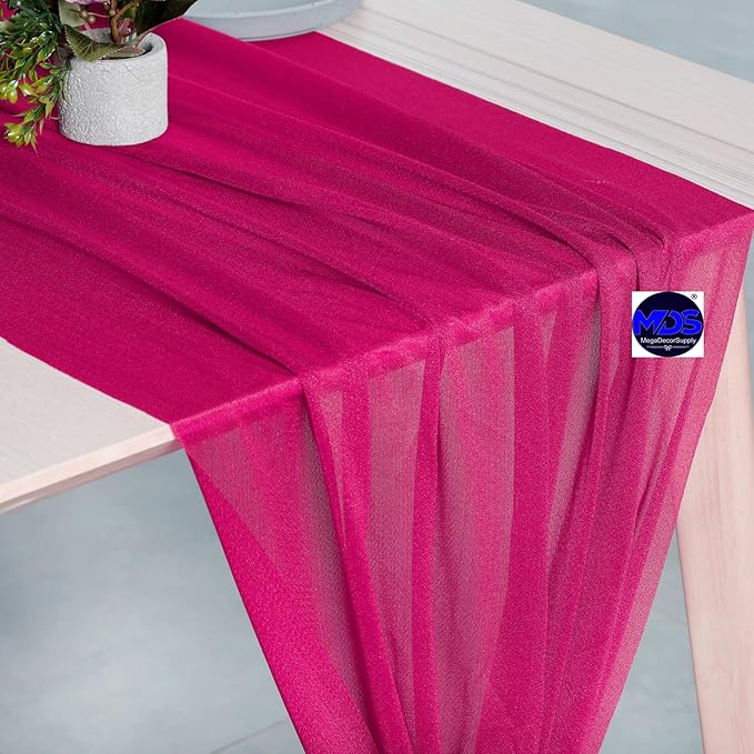 MDS Halloween Chiffon Table Runner - Image 3