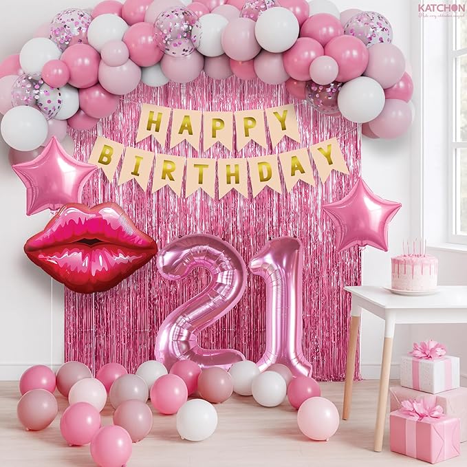 KatchOn, Girls & Her | Pink Party Decorations - Image 6