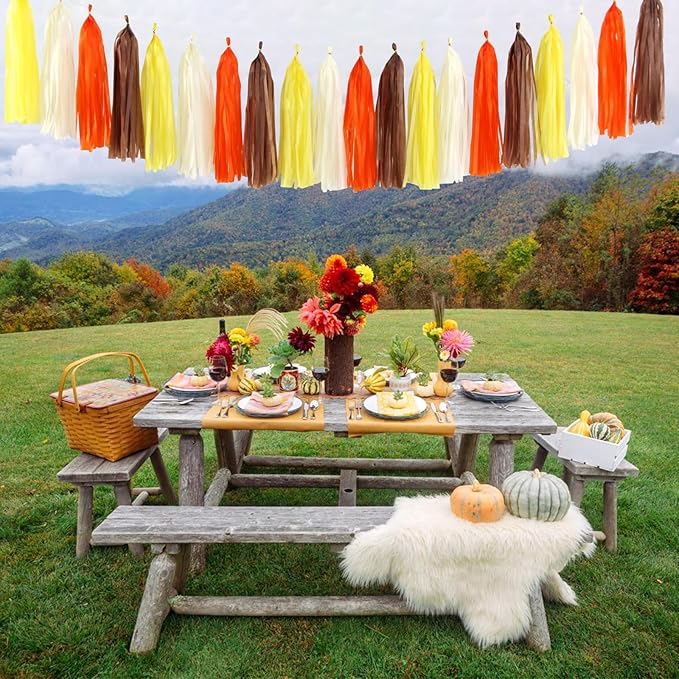 Brown-Orange Yellow Baby-Shower Party Decorations - Image 5