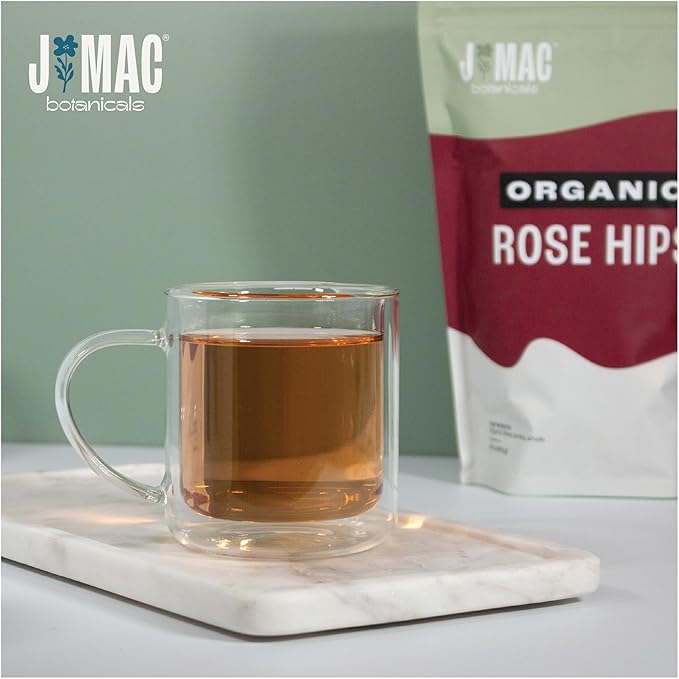 J MAC BOTANICALS Organic Rose Hips Whole, natural organic dried rose hips - Image 3