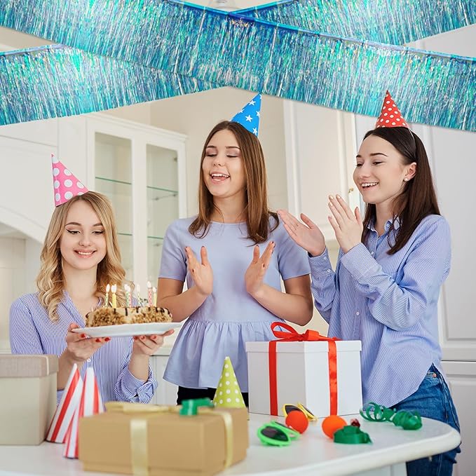 Iridescent Birthday Decorations Tinsel Garland Parade Float Decorations - Image 8