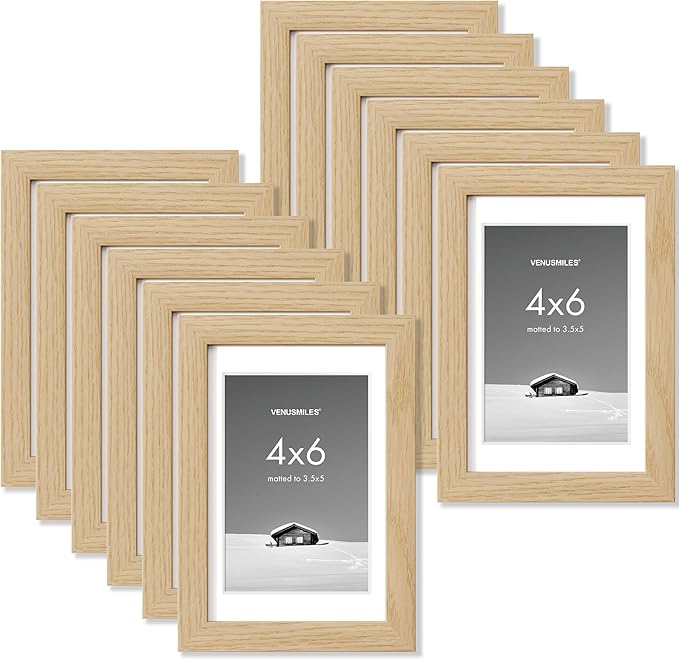 4x6 inch Picture Frame, 4x6 Photo Frames by Venusmiles