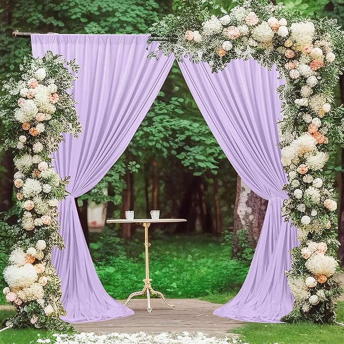 MEETSKY Lavender Backdrop Curtain by MEETSKY