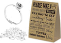 Don't Say Bridal Games, Put A Ring On It Bridal Shower Games, 50 Metal rings by Xenseou