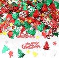 MARFOREVER Christmas Glitter Confetti, ChristmasTable Confetti Decorations Red by MARFOREVER