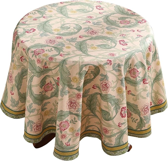 patdrea Designer Green Small Tablecloth by Welcometopatdrea