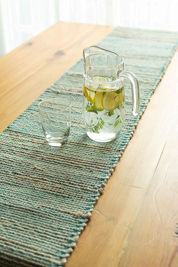 Chardin home Natural Jute Table Runner 13x90 Inch – Vintage Boho Rustic Table - Image 8