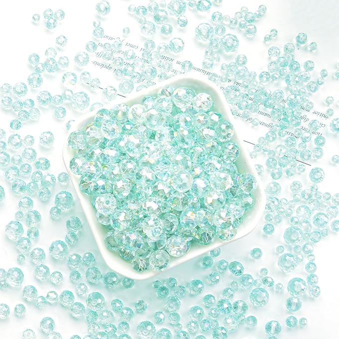 800Pcs 4/6/8/10mm Crystal Glass Beads - Image 3