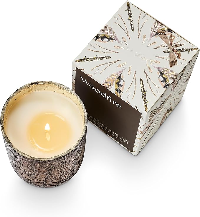 ILLUME Small Boxed Crackle Glass Candle - Image 7