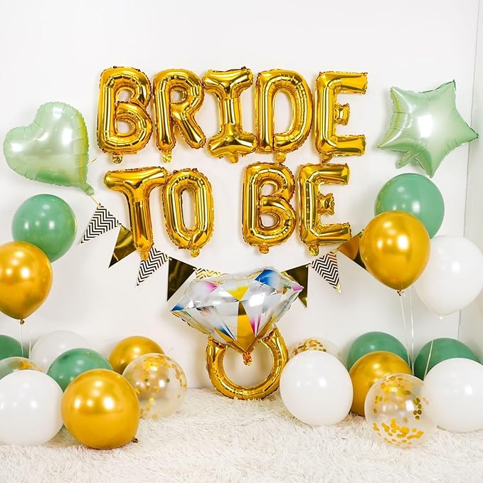 Bridal Shower Decorations Sage Green, Bachelorette Party Decor - Image 3