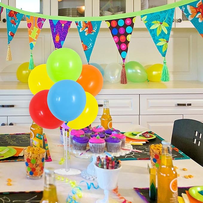 TONIFUL 4 Set Colourful Balloon Centerpieces - Image 6