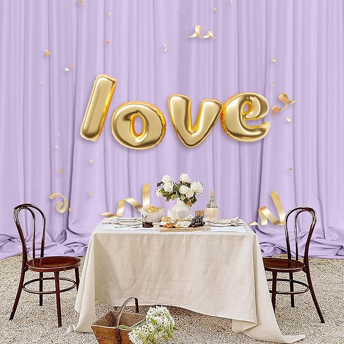 MEETSKY Lavender Backdrop Curtain - Image 4