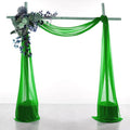 VDS Pack of 1 Panel Wedding Arch Draping Fabric Sheer Chiffon Fabric Drapery by VDS