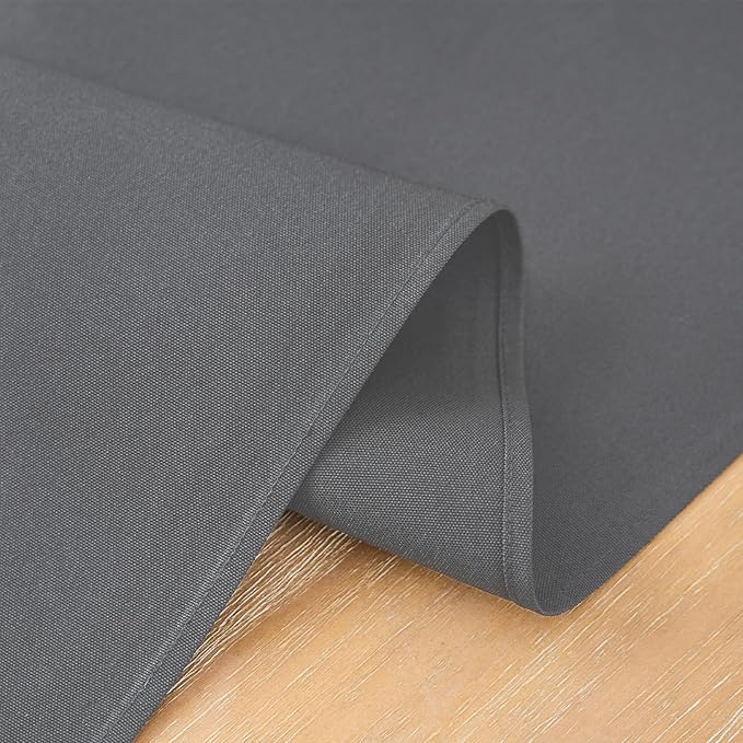 2 Pack Grey Table Runner 12 x 60 Inch Solid Color Farmhouse Runners Coffee - Image 5