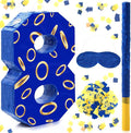 Number 8 Blue and Golden Rings Piñata by Simgoing