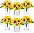 6 Set Centerpiece Table Decorations Mason Jar Table Centerpiece by Unknown