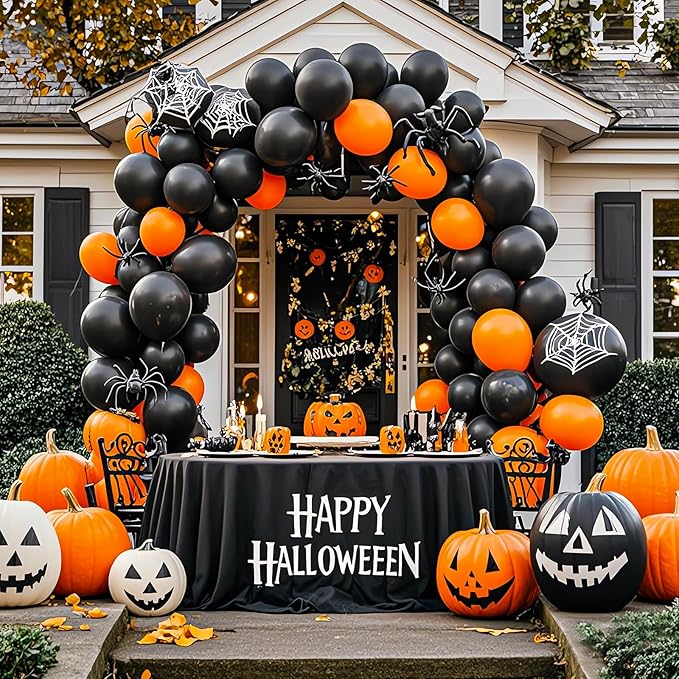 Black Halloween Balloons 110Pcs Black Balloon 12 inch, Latex Balloons - Image 4