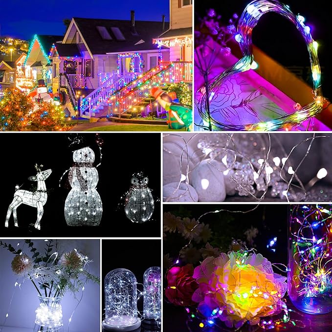 pozzolanas 24 Pack 7ft Waterproof LED Fairy Lights - Image 6