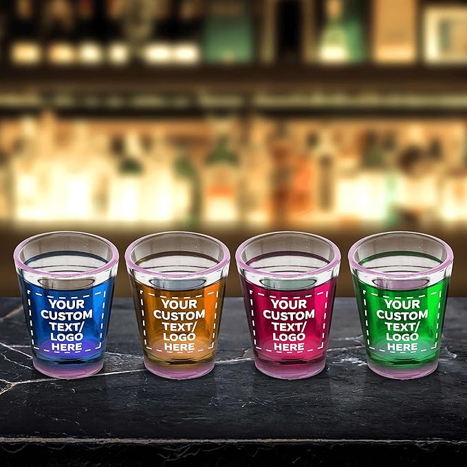 Custom Shot Glasses 1.75 oz. Set of 100, Personalized Bulk Pack - Image 7