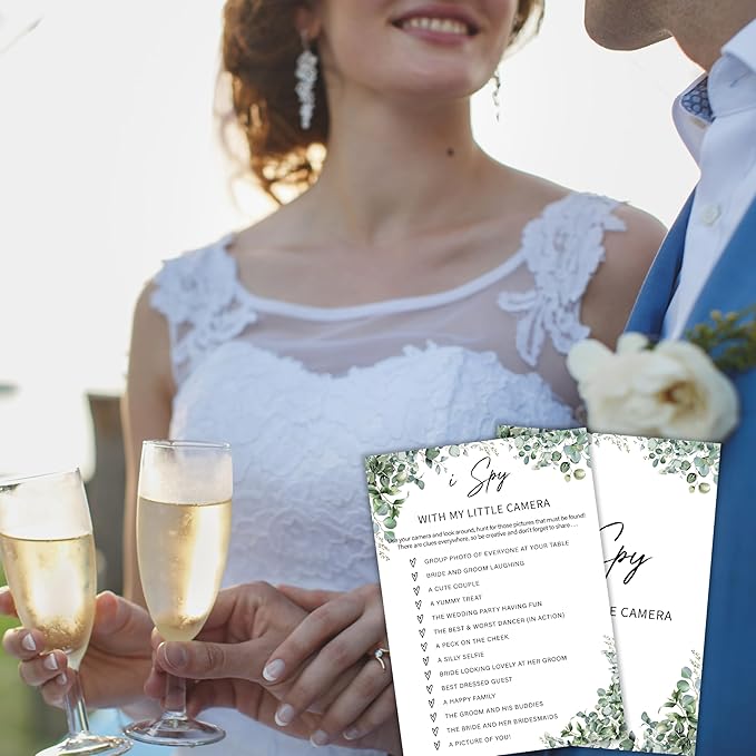 Eucalyptus Bridal Shower Game Cards - Image 5