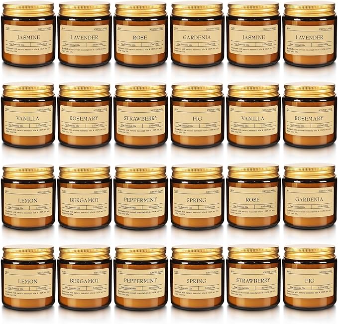 24-Pack Scented Candle Gift Box - Image 3