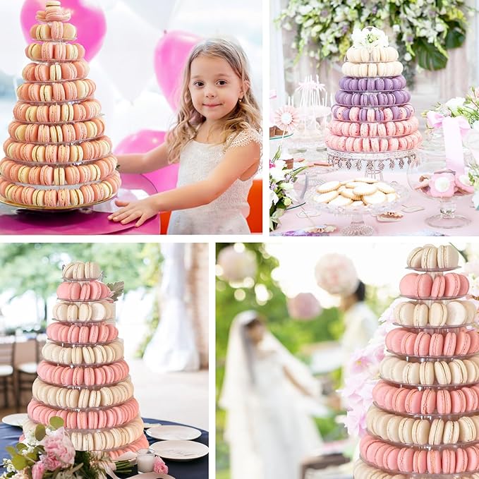 10 Tiers Macaron Tower Stand, Macaroon Tower Stand - Image 7