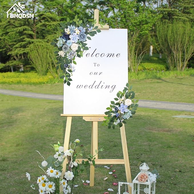 Pack of 2 Artificial Flowers for Backdrop Decoration, Wedding Arch Flowers - Image 2
