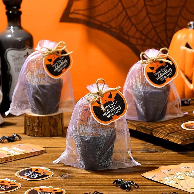Ctosree 24 Sets Halloween Pumpkin Party Favors - Image 5