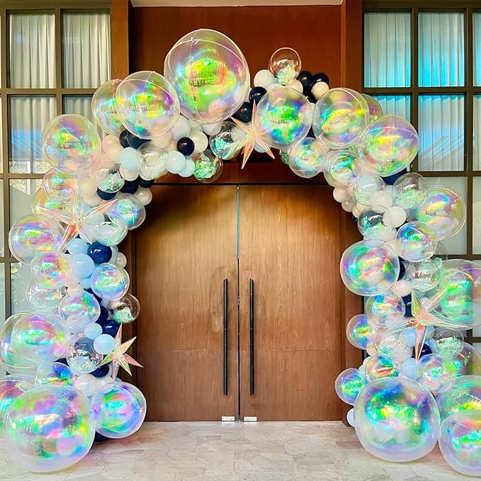 Iridescent Star Balloons - Image 4