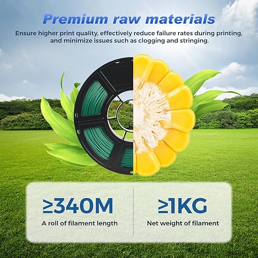 FLASHFORGE Rapid PLA Filament 1.75mm Aurora Green, 500mm/s High Speed Printing - Image 6