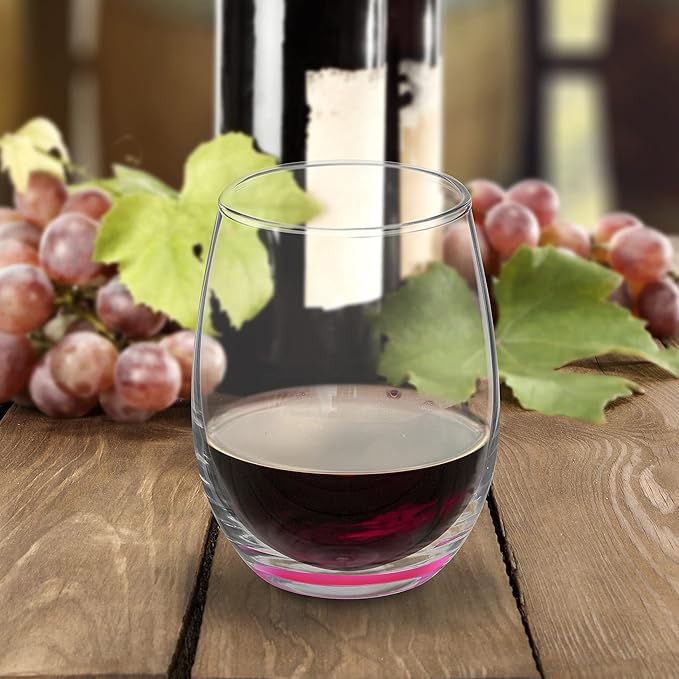 DISCOUNT PROMOS Stemless Wine Glasses by ARC 5.5 oz. Set of 12, Bulk Pack - Image 7