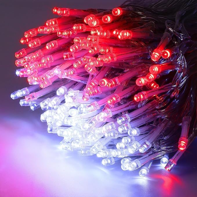 LJLNION 300 LED Christmas Lights, Extra Long 98.5FT Xmas String Lights Outdoor - Image 5