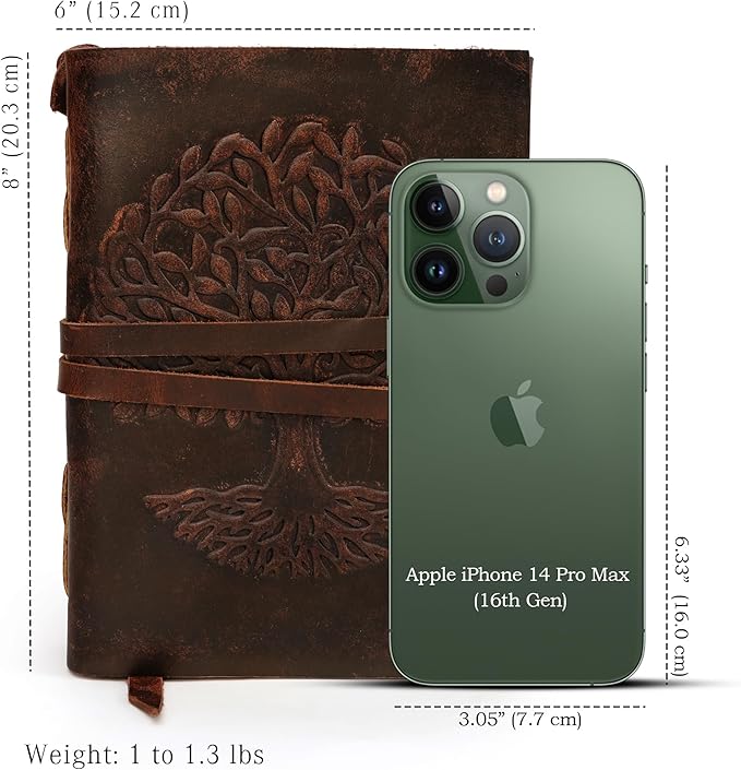 LUXEORIA Leather Journal for Women and Men, 200 Pages - Image 5