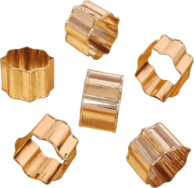 Finely Handcrafted Brass Base Beautiful Faceted Pattern Large Size Party Dining - Image 5