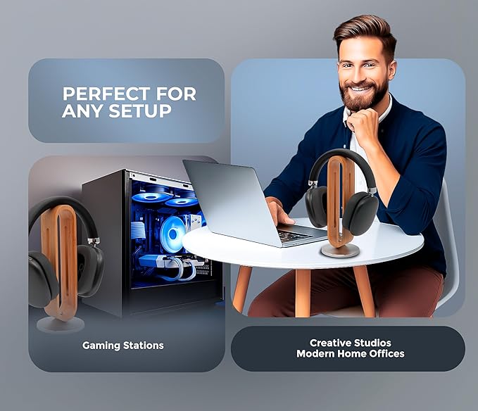Headphone Stand for Desk – Premium & Minimalist Headset Holder - Image 6