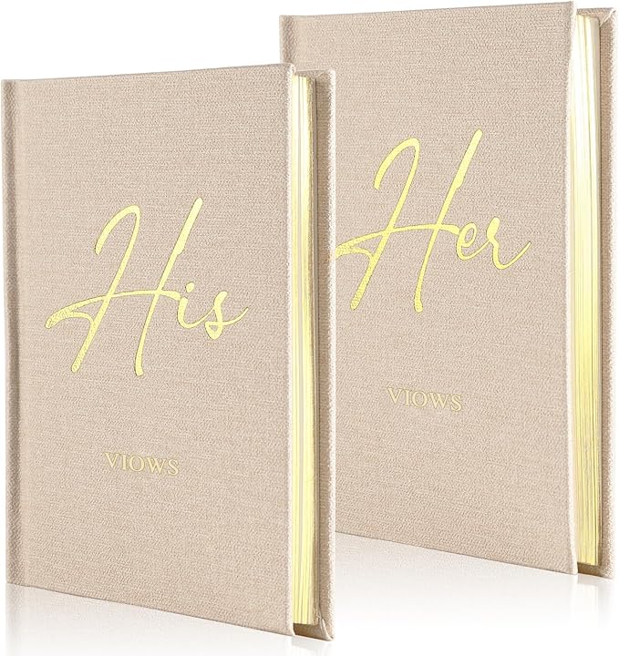 Wedding Vow Books His and Hers by COMFIT