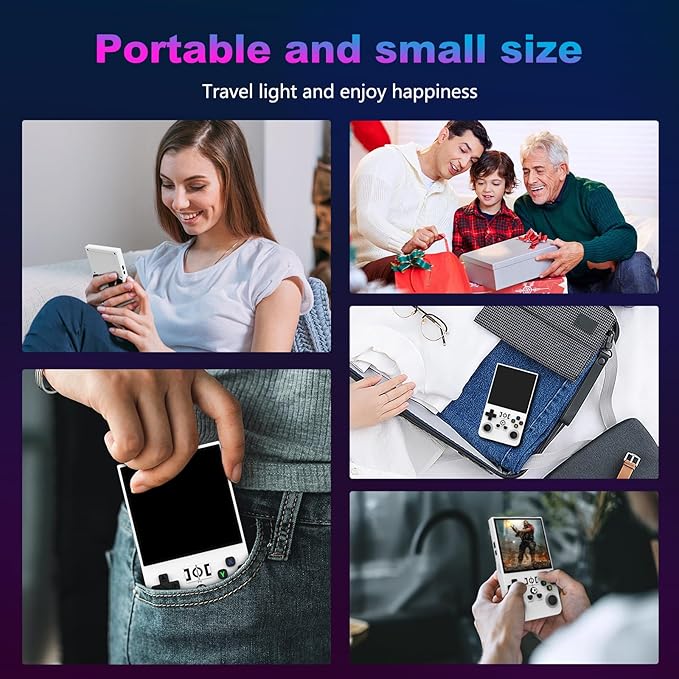 R36MAX Retro Handheld Game Console, 4.0 Inch 720x720 IPS Screen, Built-in 22 - Image 7
