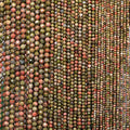 Song Xi 180pcs 2mm Natural Unakite Gemstone Beads Faceted Round Loose Stone by SongXi