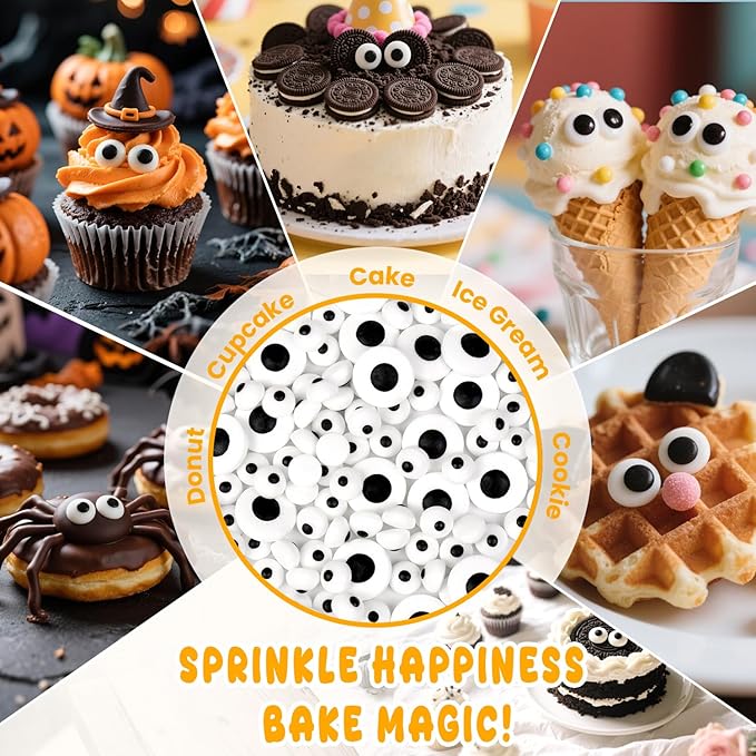 Edible Candy Eyeball Sprinkles, Googly Eyes Sprinkles - Image 5