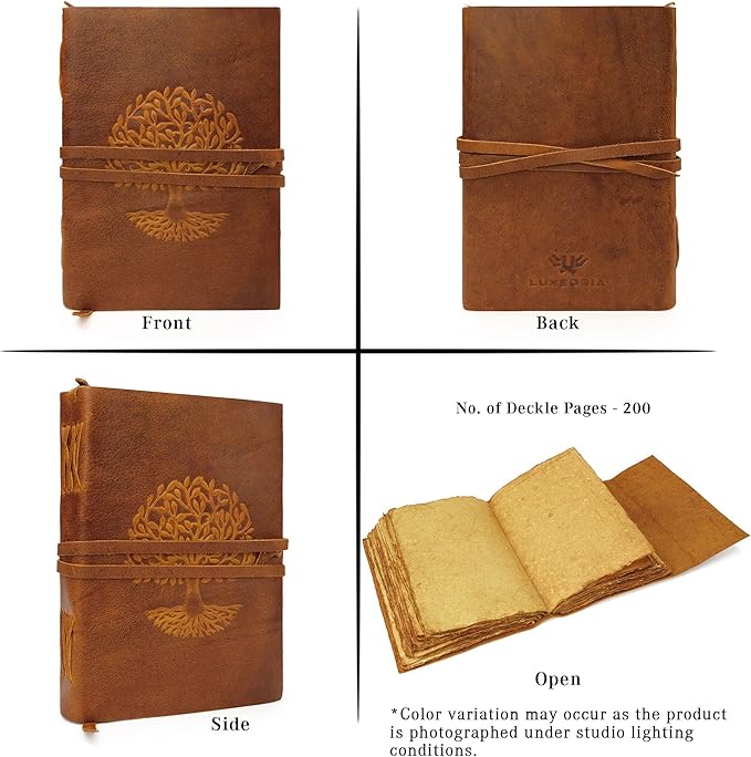 LUXEORIA Tree Of Life Leather Journal - Image 6