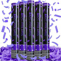 Violet Confetti Poppers, 15 Inch Purple Party Poppers, Air Powered Confetti Gun by STARTYOURDAY