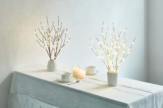 Fudios Lighted Birch Branches 18IN 70 Warm White LED - Image 5